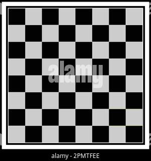 disegno dell'icona della scacchiera Illustrazione Vettoriale