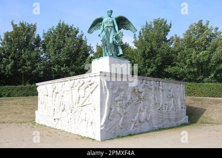 Statua della pace a Copenhagen, Danimarca Foto Stock