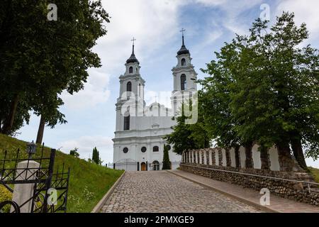 Chiesa cattolica romana a Ludza, Lettonia Foto Stock