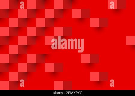 Motivo geometrico astratto rosso Illustrazione Vettoriale