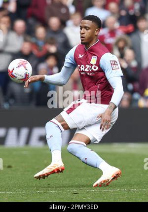 Birmingham, Regno Unito. 15th Apr, 2023. Ezri Konsa di Aston Villa durante la partita della Premier League a Villa Park, Birmingham. Il credito dell'immagine dovrebbe essere: Darren Staples/Sportimage Credit: Sportimage/Alamy Live News Foto Stock