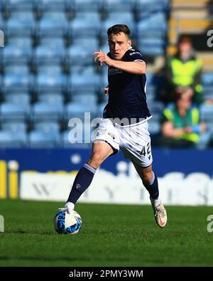 15th aprile 2023; Dens Park, Dundee, Scozia: Scottish Championship Football, Dundee contro Greenock Morton; Pierre Reedy di Dundee Foto Stock