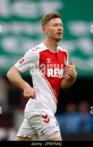 Köln, Deutschland, 1. Fussball Bundesliga 28. Spieltag 1. FC Köln : FC Magonza 05 1-1 15. 04. 2023 im Rhein Energie Stadion in Köln Florian KAINZ (FC) Foto: Norbert Schmidt, Duesseldorf Foto Stock