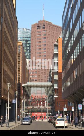 Potsdamer Platz portades, Schellingstrasse, Tiergarten, Berlino, Germania Foto Stock