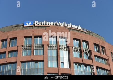 Berliner Volksbank, Budapester Strasse, Tiergarten, Berlino, Germania Foto Stock