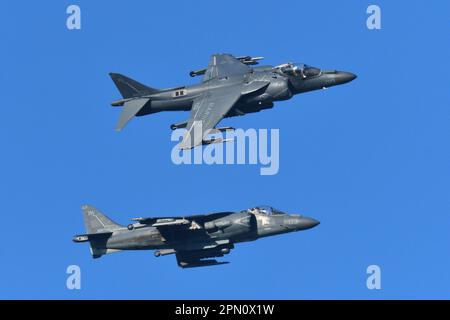 Prefettura di Kanagawa, Giappone - 04 maggio 2017: Corpo della Marina degli Stati Uniti Boeing AV-8B Harrier II da VMA-311 Tomcats. Foto Stock