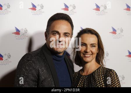 Parigi,Francia.5th Dic,2022. Laurent Amar e Delhine Zentout partecipano alla reception del Secours Populaire Francais il 5 dicembre 2022 a Parigi Foto Stock