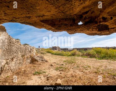 Tomba dei Re sito archeologico, Kato Paphos, Paphos, Cipro. Foto Stock