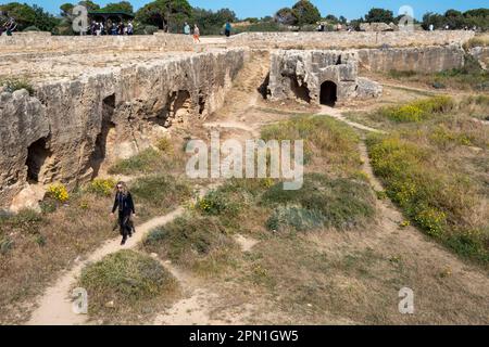 Tomba dei Re sito archeologico, Kato Paphos, Paphos, Cipro. Foto Stock