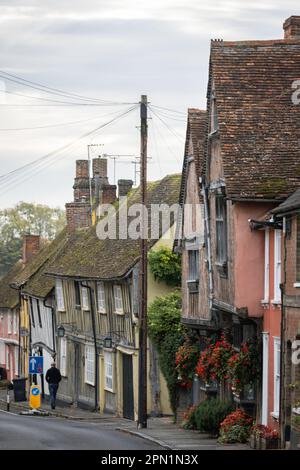 Casa de Vere a Lavenham il 12th ottobre 2022 a Lavenham a Suffolk, Inghilterra. Credit: Notizie SMP Foto Stock