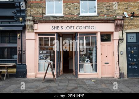 Il negozio Lost Control il 13th ottobre 2022 a East London, Inghilterra. Credit: Notizie SMP Foto Stock