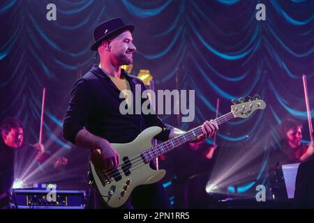 Padova, Italia. 15th Apr, 2023. Moda si esibirà al Gran Teatro Geox di Padova il 15 aprile 2023. (Foto di Mimmo Lamacchia/NurPhoto) Credit: NurPhoto SRL/Alamy Live News Foto Stock