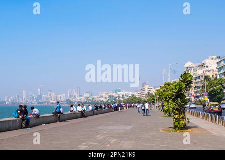 Marine Drive, Mumbai, India Foto Stock