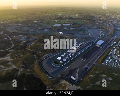 Il circuito di Zandvoort è il circuito di Formula 1 dell'Olanda. Il campionato F1 c'è nel mese di agosto di ogni anno. Questa è una forma eurpoea Foto Stock