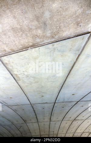 American Air Museum soffitto in cemento Duxford IWM Foto Stock