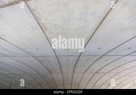 American Air Museum soffitto in cemento Duxford IWM Foto Stock