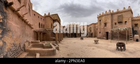 Ouarzazate: The Set of Prince of Persia, film d'azione fantasy del 2010 di Mike Newell con Jake Gyllenhaal, creato nei famosi Atlas Corporation Studios Foto Stock