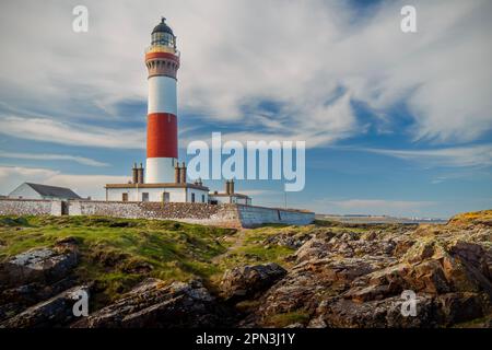 Faro di Buchan Ness Foto Stock