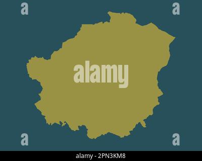 Tameside, metropolitan district of England - Great Britain. Solid color shape Foto Stock