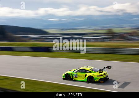 Spielberg, Austria: DTM Test Spielberg, 91 Manthey EMA DEU Porsche 911 GT3 R Thomas Preining Foto Stock