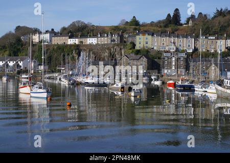 Porthmadog Harbour, Gwynedd, Galles del Nord, Foto Stock