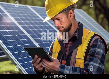 silhouette di operai edili che fanno il loro lavoro sul tetto al tramonto in luce arancione Foto Stock