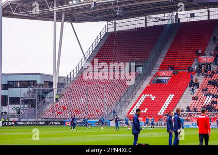 16-04-2023: Sport: Utrecht contro Twente UTRECHT, OLANDA - 16 APRILE: Panoramica dello stadio all'interno durante la partita Eredivie FC Utrecht e FC Twente AT Foto Stock