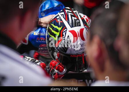 Austin, Stati Uniti. 16th Apr, 2023. Gare di MotoGP Red Bull Grand Prix di Las Americas al Las Americas Circuit, Austin, Texas, 16 aprile 2023 in foto: Alex RINS Carreras del Gran Premio de Las Americas en el circuito de Las Americas, Austin, Texas. 16 de Abril de 2023 POOL/ MotoGP.com/Cordon le immagini per la stampa saranno solo per uso editoriale. Credito obbligatorio: © motogp.com Credit: CORDON PRESS/Alamy Live News Foto Stock