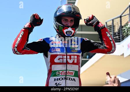 Austin, Stati Uniti. 16th Apr, 2023. Gare di MotoGP Red Bull Grand Prix di Las Americas al Las Americas Circuit, Austin, Texas, 16 aprile 2023 in foto: Alex RINS Carreras del Gran Premio de Las Americas en el circuito de Las Americas, Austin, Texas. 16 de Abril de 2023 POOL/ MotoGP.com/Cordon le immagini per la stampa saranno solo per uso editoriale. Credito obbligatorio: © motogp.com Credit: CORDON PRESS/Alamy Live News Foto Stock