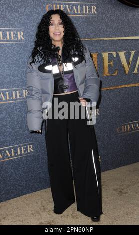 Los Angeles, California. 16th Apr, 2023. Cher agli arrivi per CHEVALIER Special Screening, El Capitan Theatre, Los Angeles, CA 16 aprile 2023. Credit: Elizabeth Goodenough/Everett Collection/Alamy Live News Foto Stock