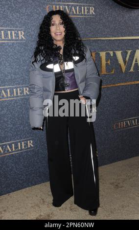 Los Angeles, California. 16th Apr, 2023. Cher agli arrivi per CHEVALIER Special Screening, El Capitan Theatre, Los Angeles, CA 16 aprile 2023. Credit: Elizabeth Goodenough/Everett Collection/Alamy Live News Foto Stock