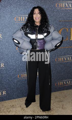 Los Angeles, California. 16th Apr, 2023. Cher agli arrivi per CHEVALIER Special Screening, El Capitan Theatre, Los Angeles, CA 16 aprile 2023. Credit: Elizabeth Goodenough/Everett Collection/Alamy Live News Foto Stock