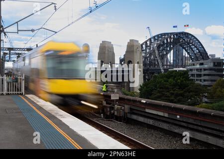 Una bella giornata a Sydney, Australia Foto Stock