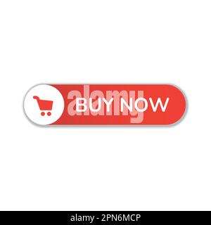 Acquista ora con il carrello. Icona effetto ombra vettore. Illustrazione Vettoriale