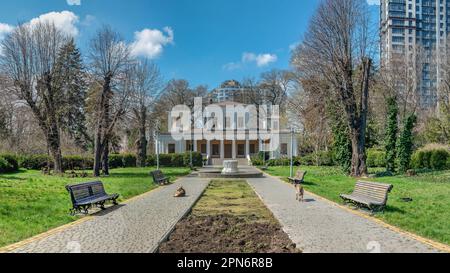 Giardino botanico a Odessa, Ucraina. Edificio principale Foto Stock