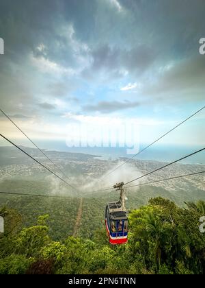 La funivia di Puerto Plata Foto Stock