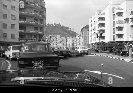 Street scene, Roma, Italia, Marzo 1978 Foto Stock