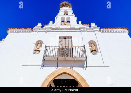 L'Arco di Jerez, arco di Jerez, di Zafra è l'unica porta che è stata conservata da quelle che la parete aveva dal 1426. Corrisponde all'ovest Foto Stock