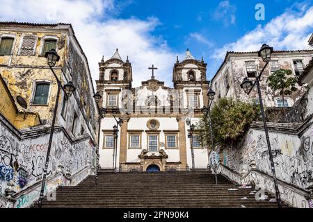 Chiesa del Santissimo Sacramento di Passo, Igreja do Santissimo Sacramento do Passo a Salvador da Bahia in Brasile Foto Stock