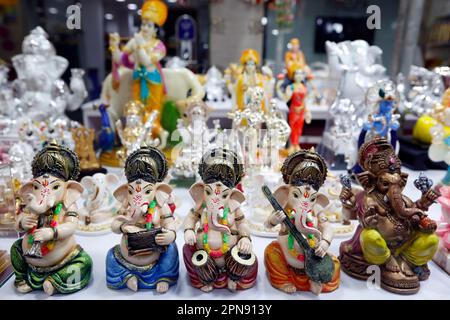 Indiano indù Elephant Dio Ganesh (Ganesha o Ganapati). Singapore. Foto Stock