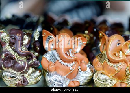 Indiano indù Elephant Dio Ganesh (Ganesha o Ganapati). Singapore. Foto Stock