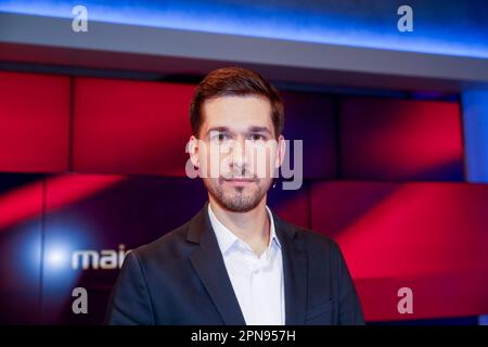 Vassili Golod in der ARD-Talkshow 'maischberger' im WDR Studio B. Köln, 29.11.2022 Foto Stock