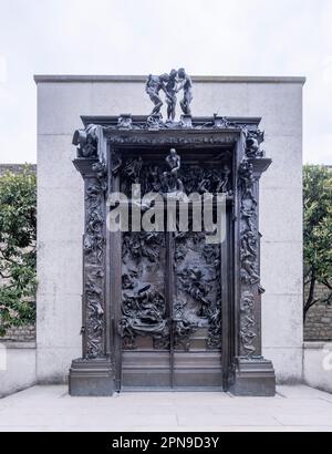 Le porte dell'inferno (la Porte de l'Enfer), Museo Rodin, Prius, Francia Foto Stock