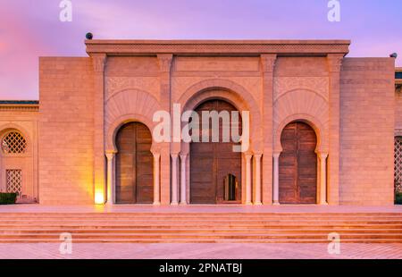 Moschea di Malik ibn Anas: Una moschea storica a Cartagine, Tunisia Foto Stock