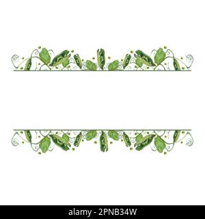 Acquerello illustrazione di vegetali. Set disegnato a mano da clip art isolata su sfondo bianco. Immagini di brigh di verdure realistiche per i menu, Foto Stock