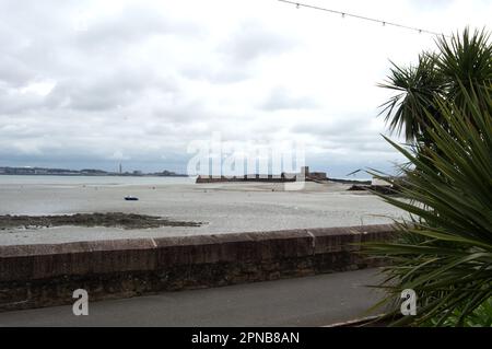 St Aubin's Fort, Jersey, Isole del Canale Foto Stock