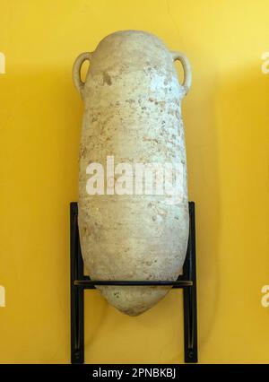 Anfore fenicie e cartaginesi al Museo Punico e Romano di Utica Foto Stock