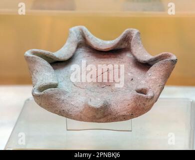 Manufatti fenici e cartaginesi al Museo Punico e Romano di Utica Foto Stock