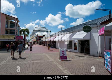 Navi da crociera a St Jo Foto Stock