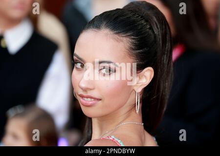 Londra, Regno Unito. 09th Ott 2021. Kylie Cantrall partecipa alla Premiere britannica 'Ron's Gone Wrong' al Royal Festival Hall di Londra. (Foto di Fred Duval/SOPA Images/Sipa USA) Credit: Sipa USA/Alamy Live News Foto Stock